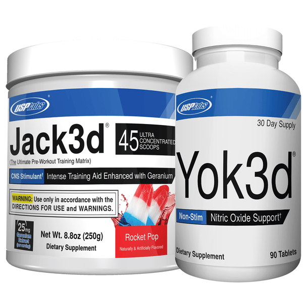 Jack3d + Yok3d (Aprox 3 Week Delay Ingredient Shortage) - NutraStop