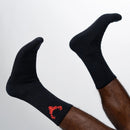 Bucked Up | Crew Socks | 3 Pack Red/White/Black