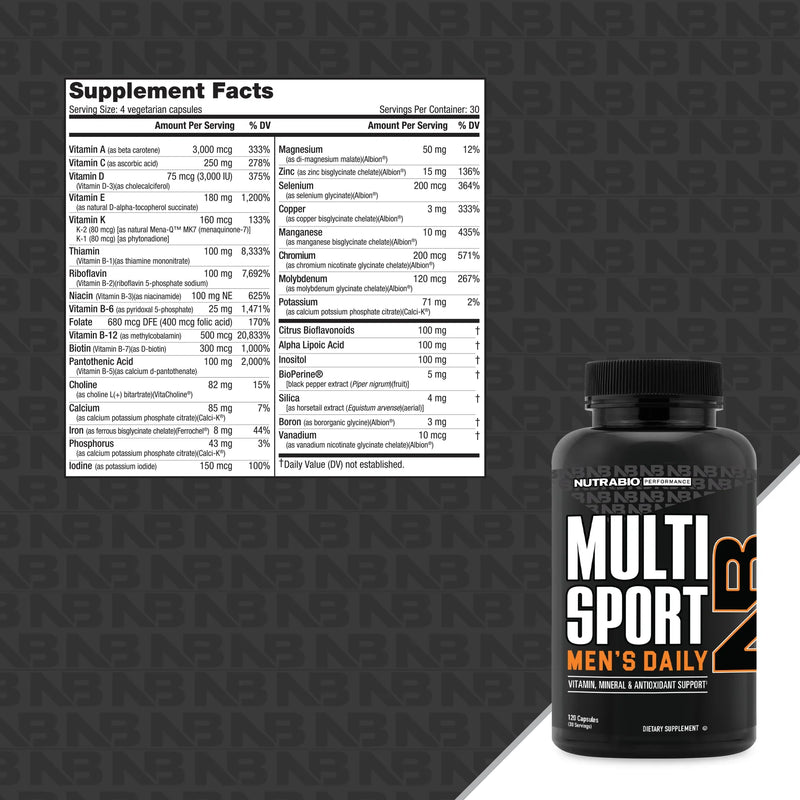 Nutra Bio | Multi Sport Men's Daily