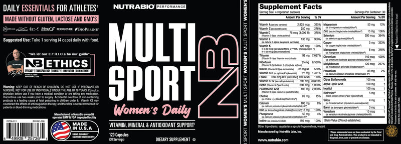 Nutra Bio | Multi Sport Women's Daily