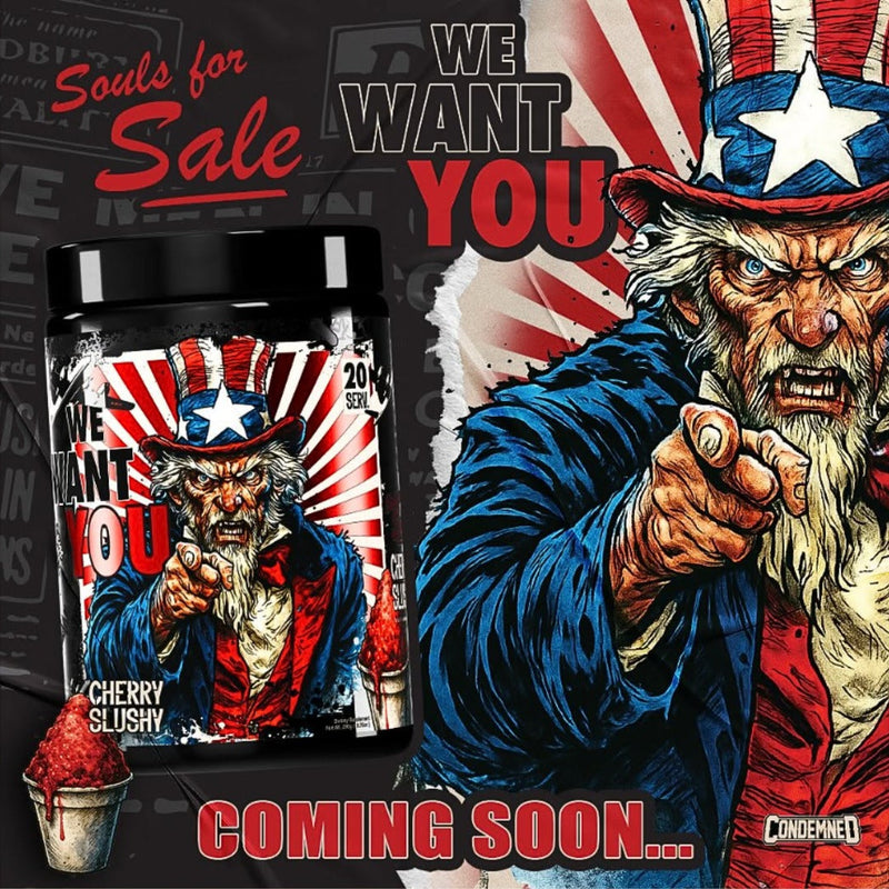 Condemned Labz | Souls 4 Sale | We Want You (Cherry Slush) | Pre-workout