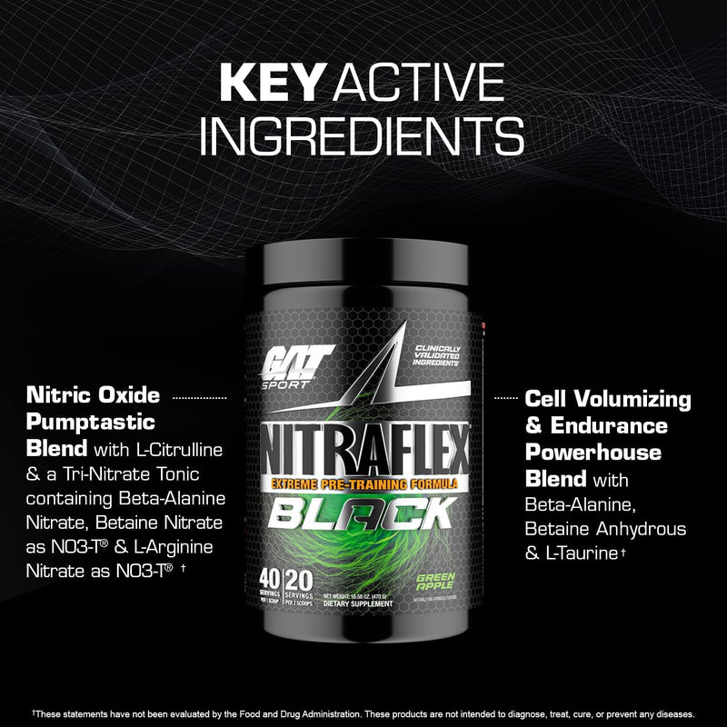 GAT | Nitraflex Black Extreme | Pre-Workout