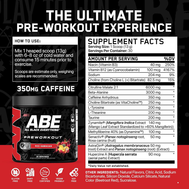 ABE | All Black Everything | Pre-Workout