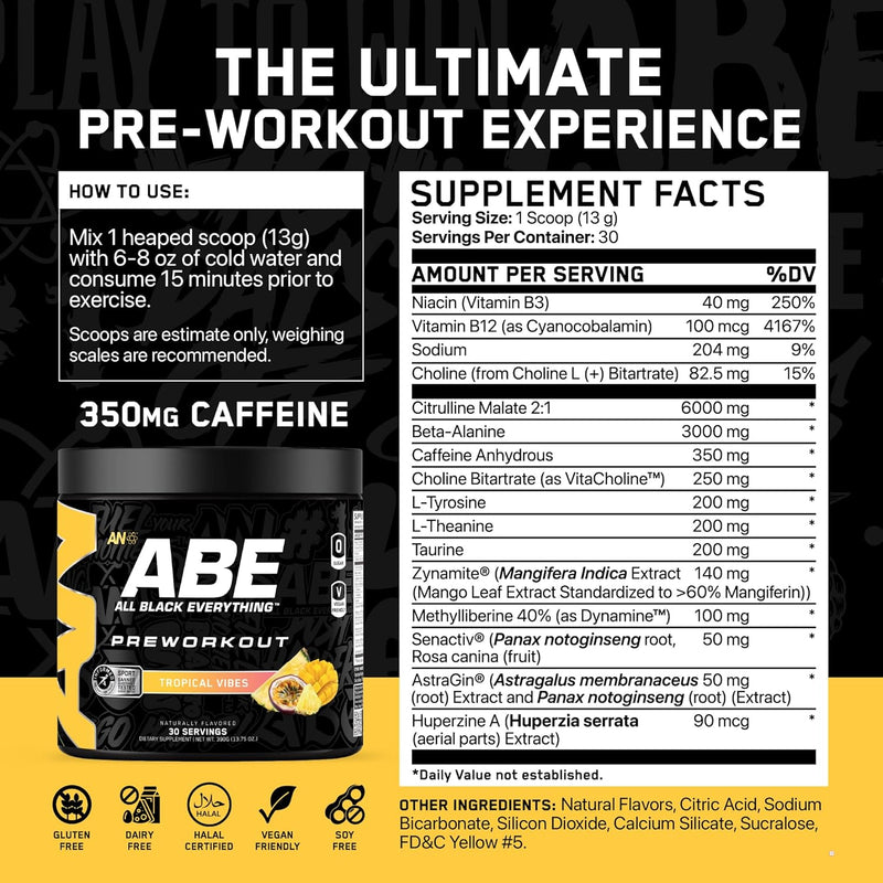 ABE | All Black Everything | Pre-Workout