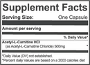 Raw Nutrition | Acetyl-L-Carnitine