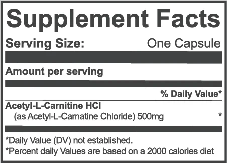 Raw Nutrition | Acetyl-L-Carnitine