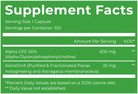 Dark Labs | Alpha GPC | Powerful Brain Support