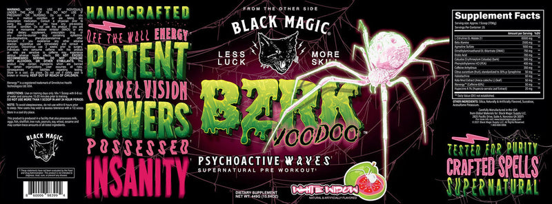 Black Magic | BZRK VOODOO | Limited Edition Pre-Workout