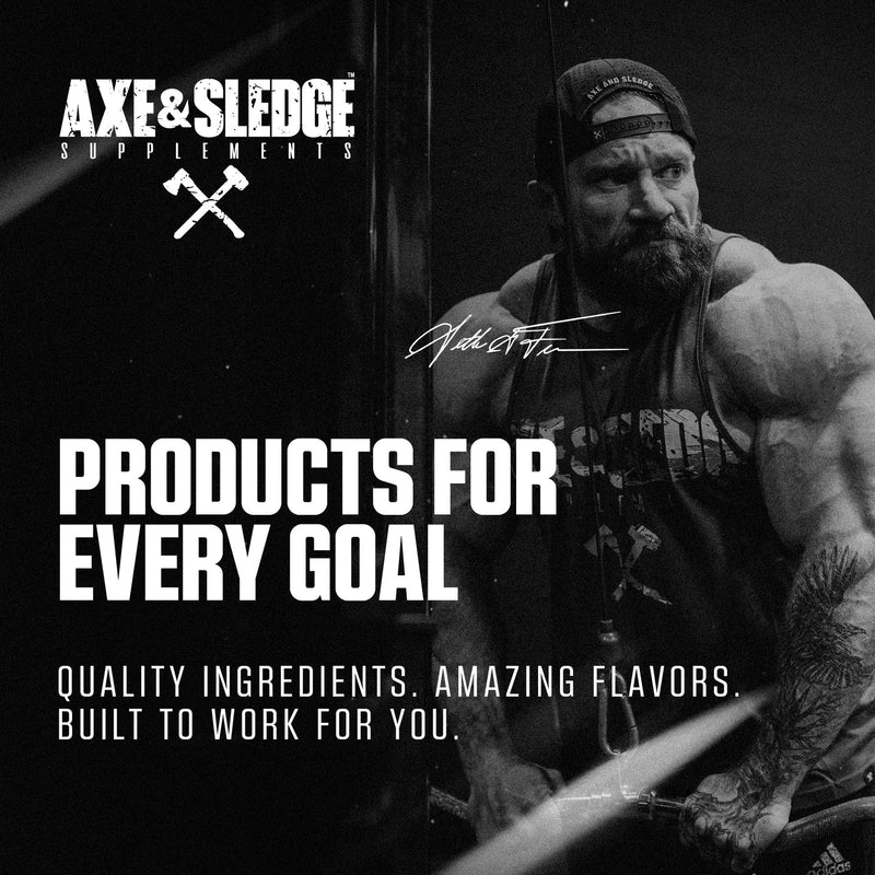 Axe & Sledge | Farm Fed Protein | 100% Whey Protein Isolate
