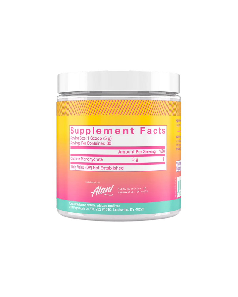 Alani Nu | Creatine Monohydrate | Unflavored | 30 serving (150g)