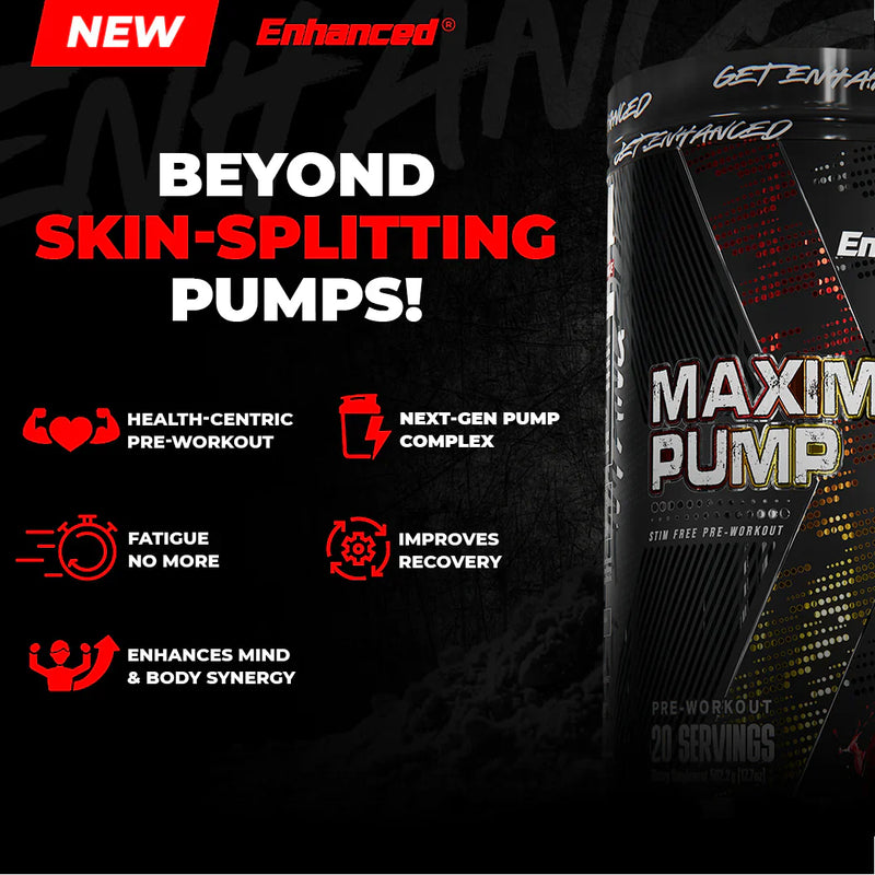 Enhanced | Maximus Pump | Stim-Free Pre-Workout