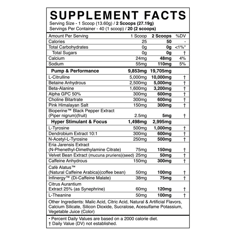Blackmarket | Defy | Hyper Stimulant Pre Workout