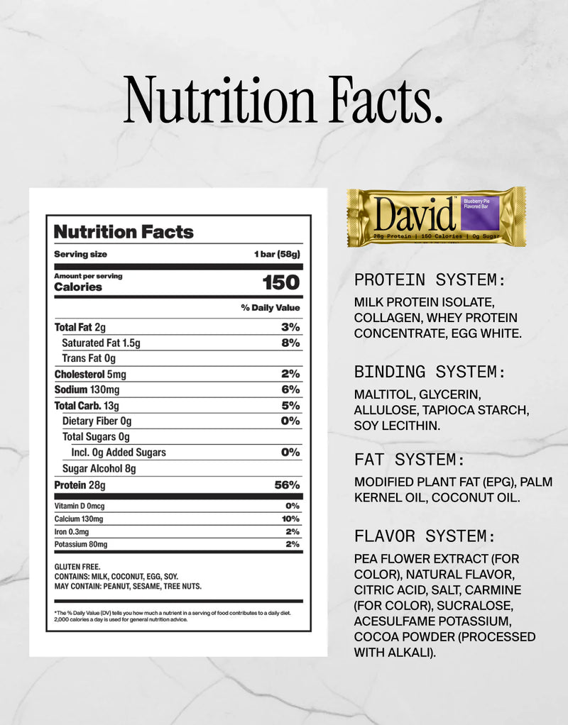 David Protein Bars