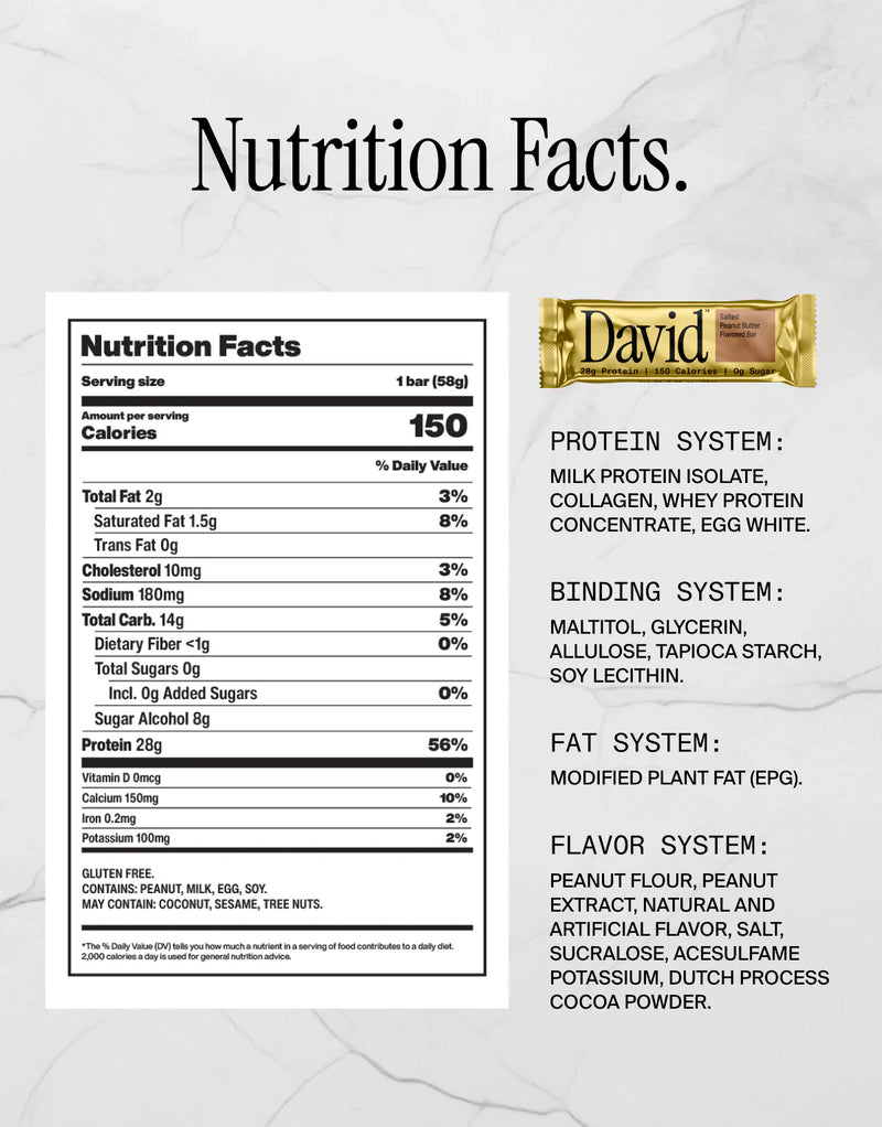 David Protein Bars