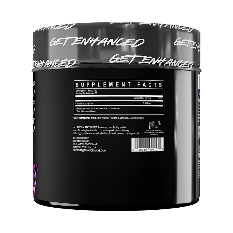 Enhanced | Flavored Creatine Monohydrate | 30 Serving