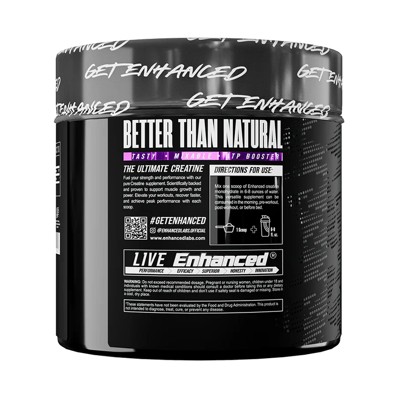 Enhanced | Flavored Creatine Monohydrate | 30 Serving