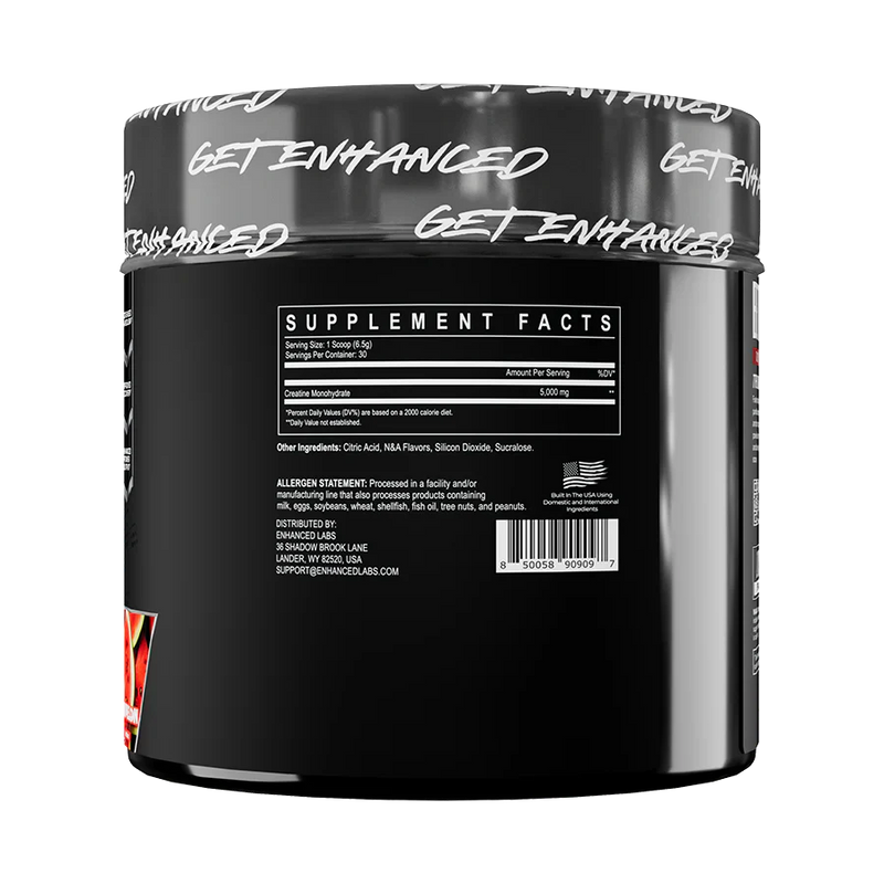 Enhanced | Flavored Creatine Monohydrate | 30 Serving