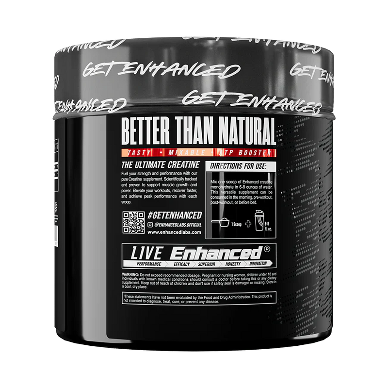 Enhanced | Flavored Creatine Monohydrate | 30 Serving