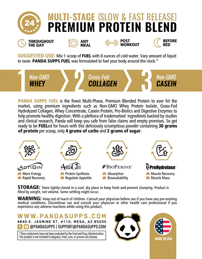 Panda Supps | Fuel Premium Protein