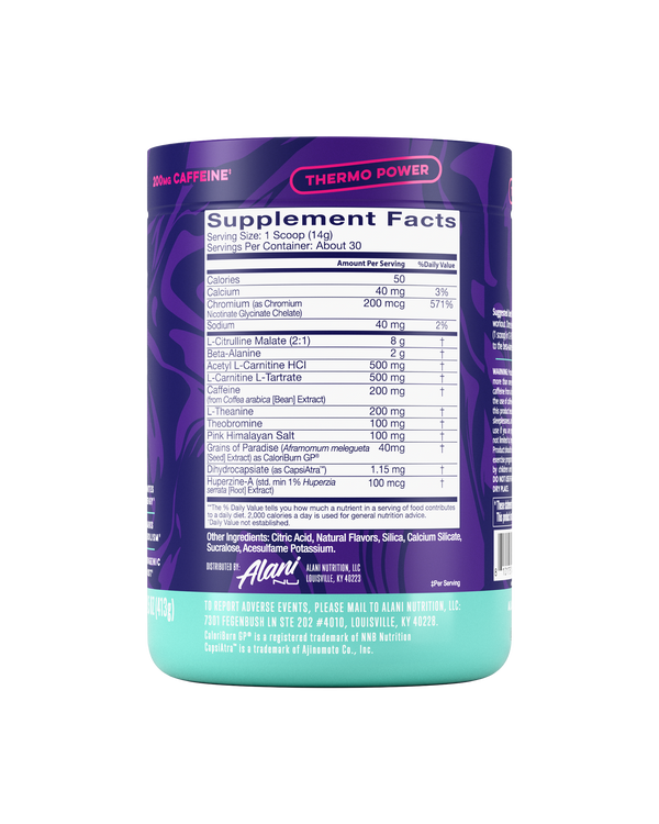 Alani Nu | Pre-Workout + Burn | Thermogenic Preworkout Powder | 30 Servings