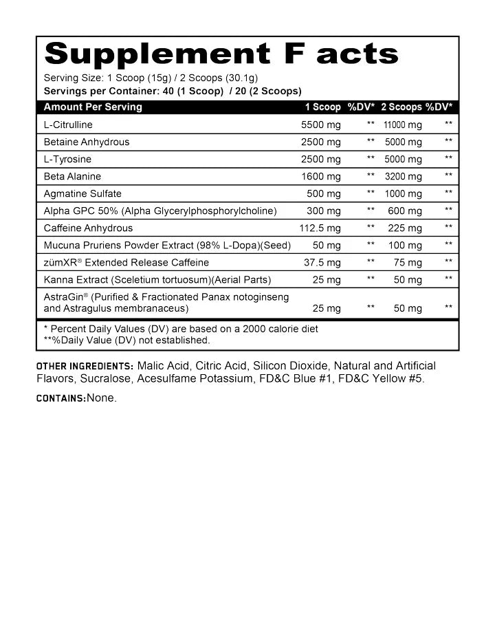 Panda Supps x V1 Nutra | Pandamus Level 2 (Mid Stim)