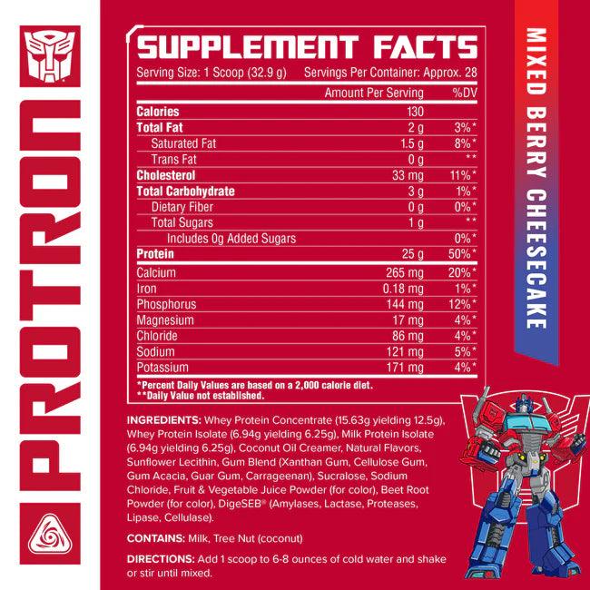 Core Nutritionals | Proton Protein Blend | Transformers Edition