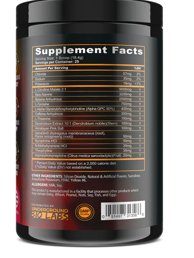 Panda Supps | Pandamic | Extreme Pre-workout