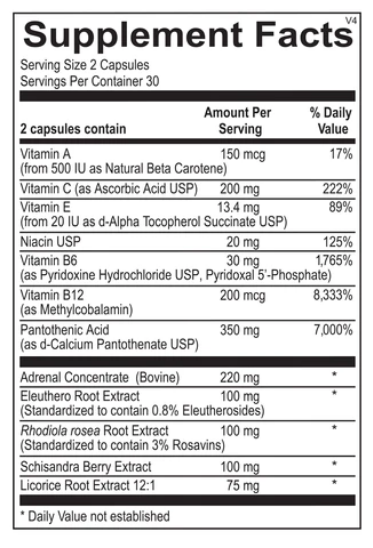 Revive: AdrenalCore (Promote the body's resistance to adrenal fatigue)