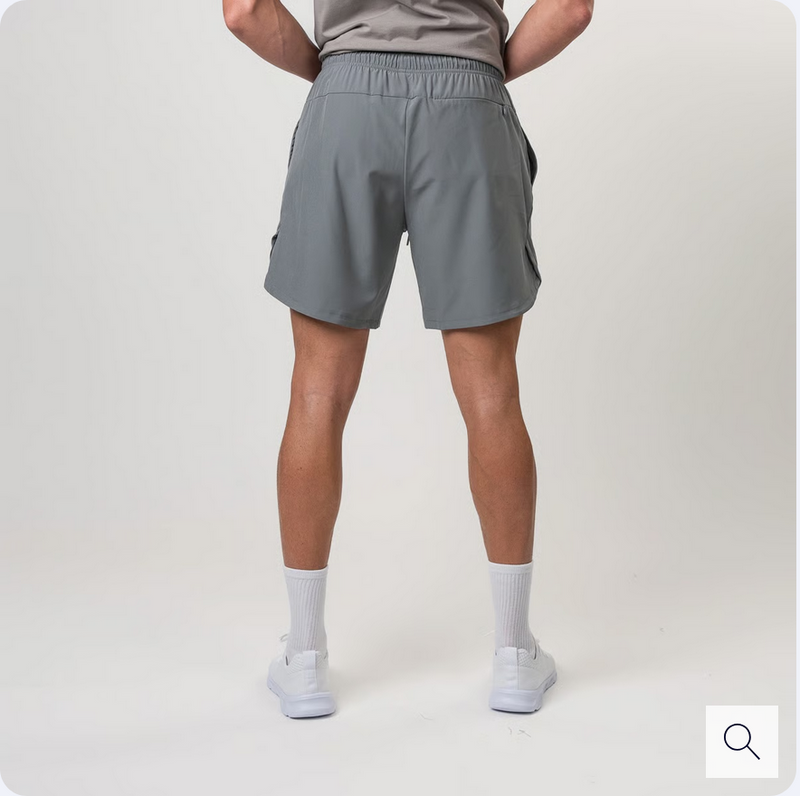 Bucked Up | Training Shorts | Grey/Red