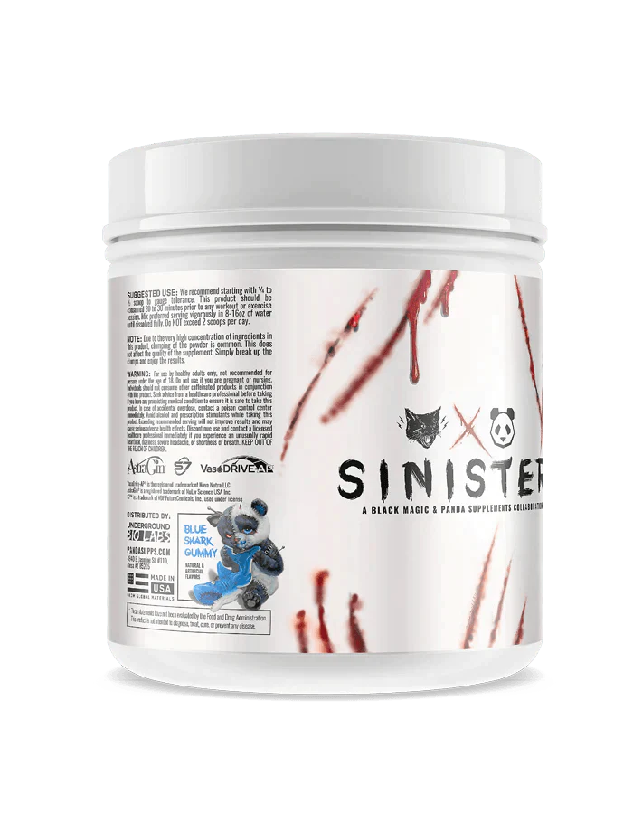 Black Magic X Panda : Sinister (Savage) Pre-Workout
