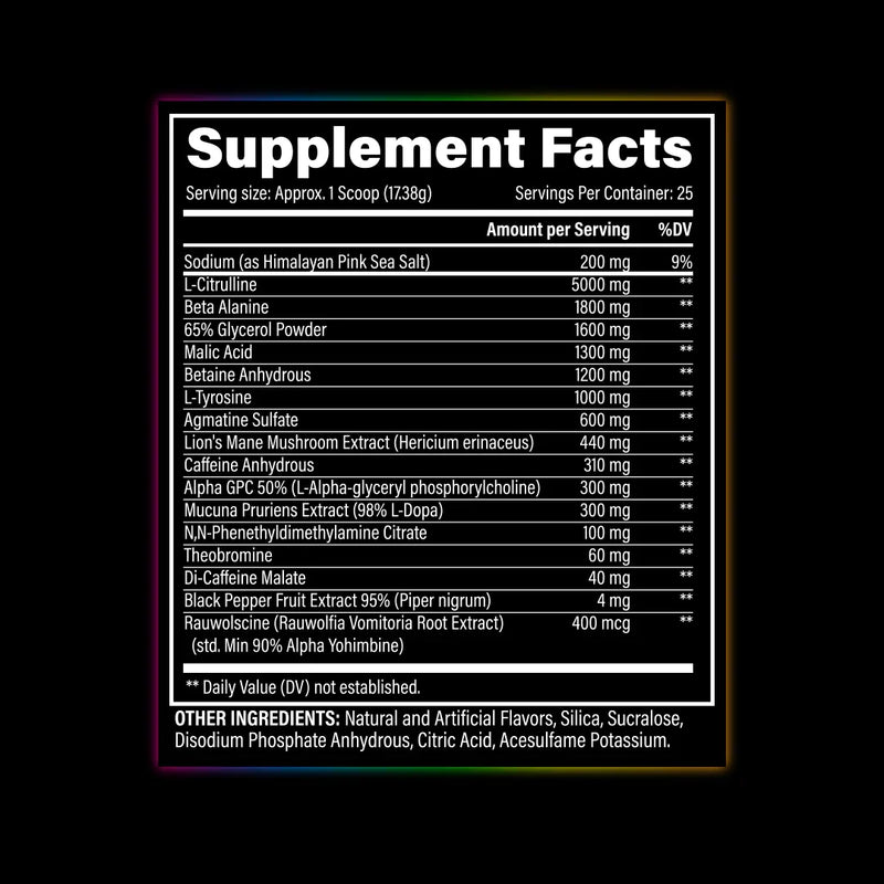 BZRK | Blackout | Pre-Workout | 25 serving