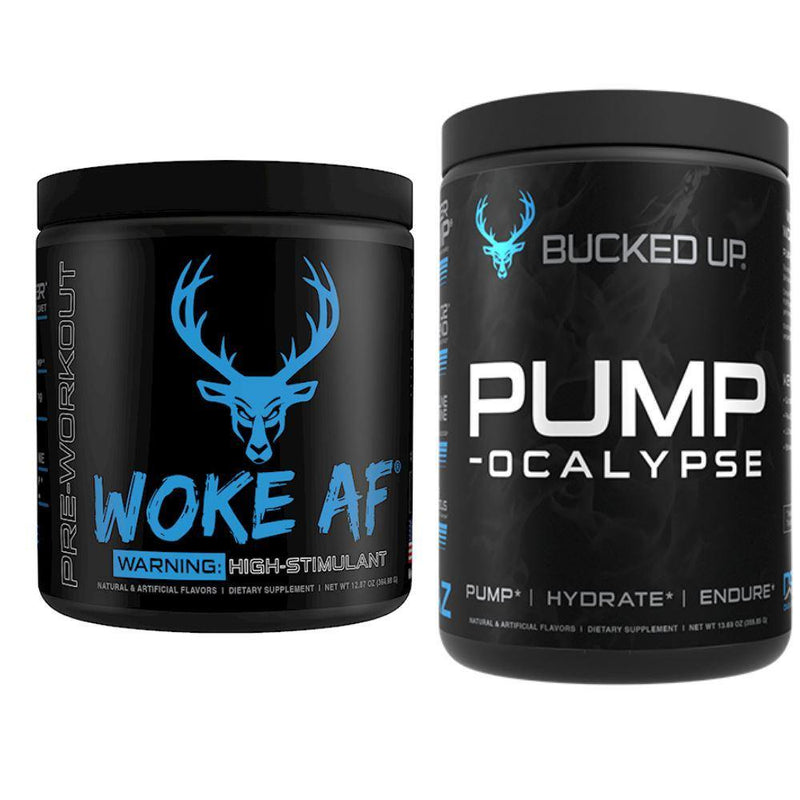 Woke AF & Pump-Ocalypse Pre Workout STACK - 30 Servings Each – DAS Labs - NutraStop