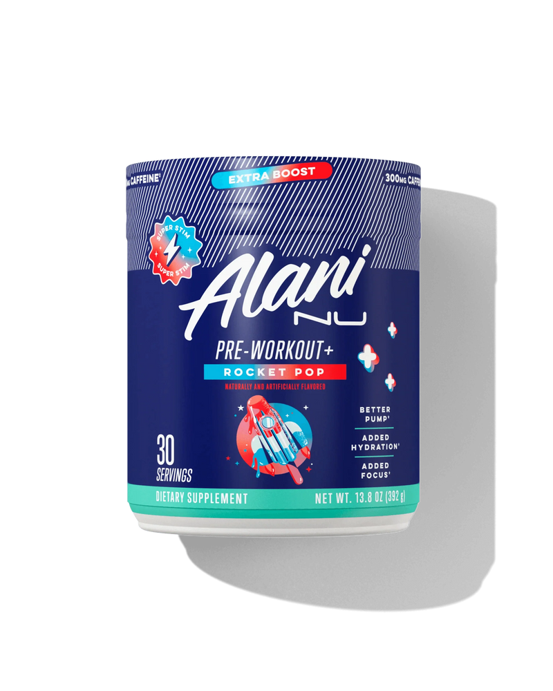 alani nu preworkout+ rocket pop 