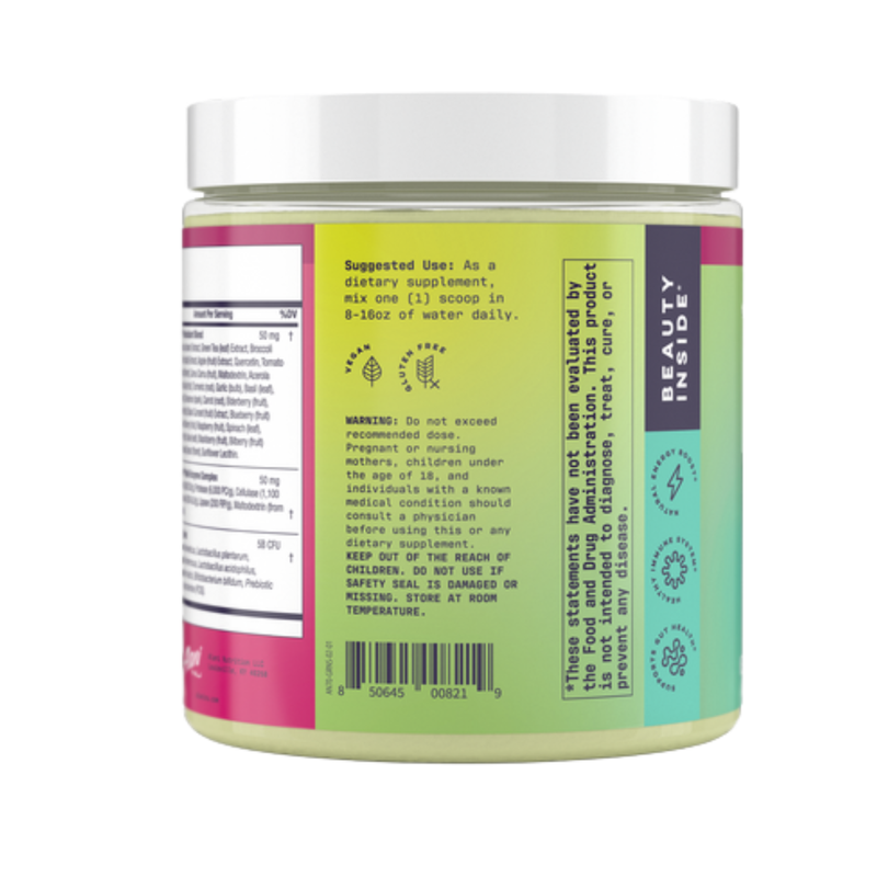 alani nu super greens side label