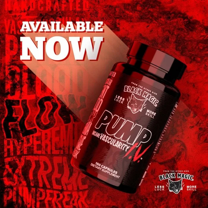 Black Magic | Pump IV NON-STIM Pre-workout capsules