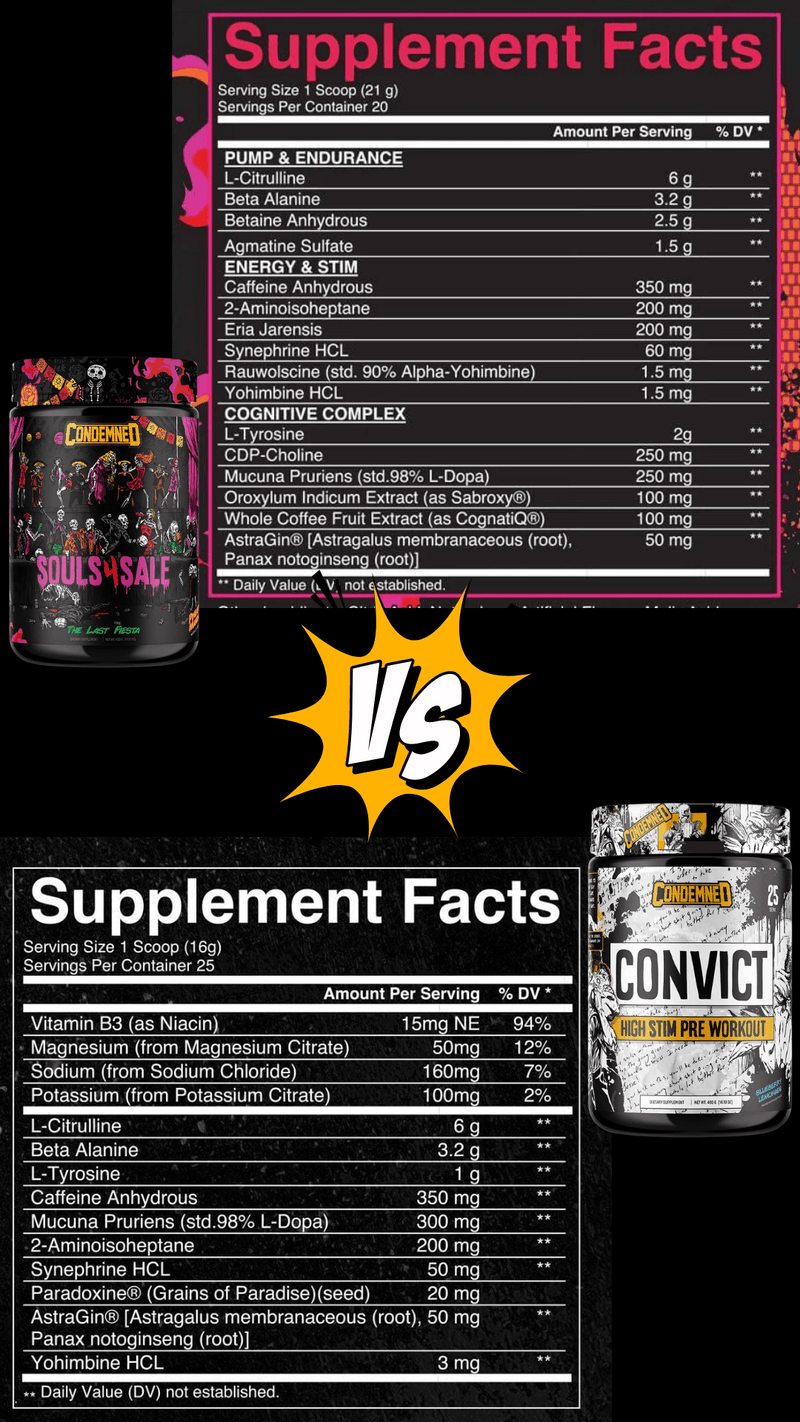 Condemned Labz | Souls 4 Sale | We Want You (Cherry Slush) | Pre-workout