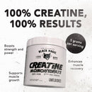Black Magic | Creatine Monohydrate | 300g (60 serving)