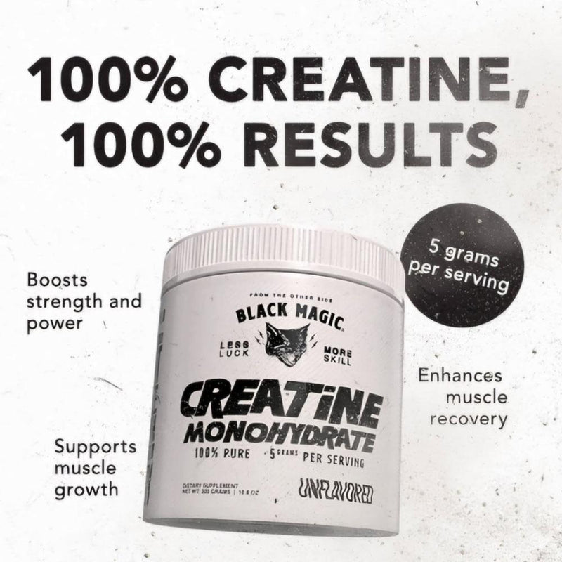Black Magic | Creatine Monohydrate | 300g (60 serving)