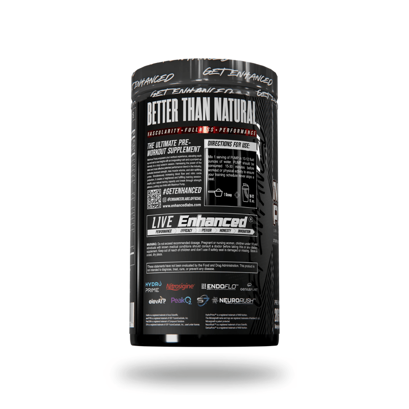 Enhanced | Maximus Pump | Stim-Free Pre-Workout