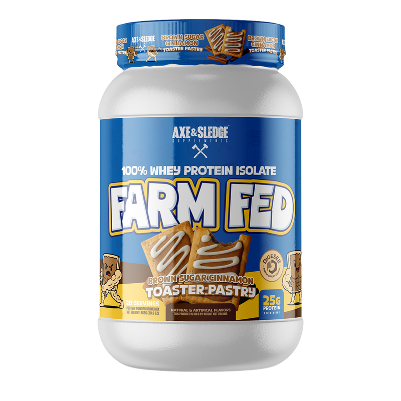 Axe & Sledge | Farm Fed Protein | 100% Whey Protein Isolate