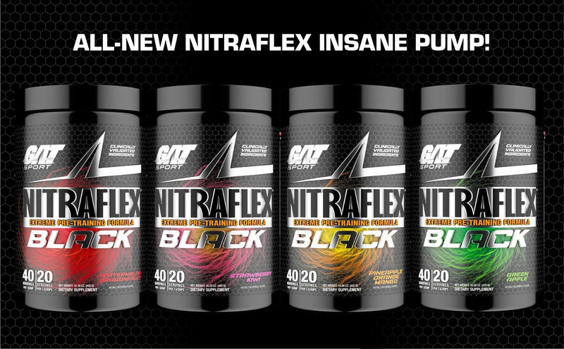 GAT | Nitraflex Black Extreme | Pre-Workout