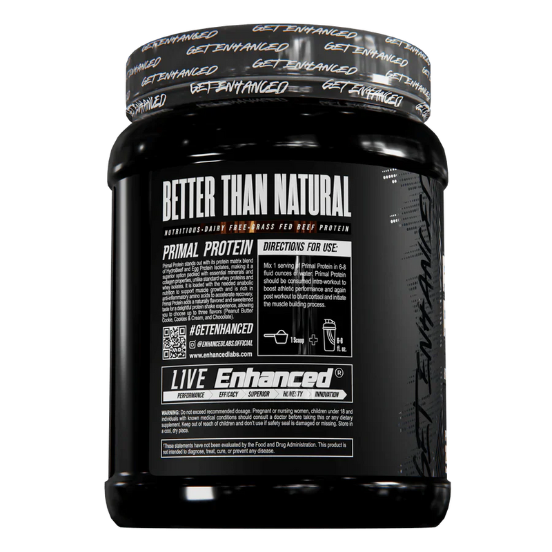 Enhanced | Primal Protein | Beef + Egg Protein