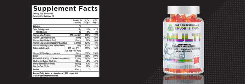 Core Nutritionals | Crush It Kids | Multi