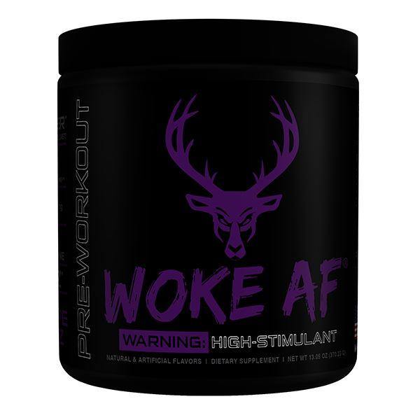 Woke AF Pre Workout –  Grape – 30 Servings – Bucked UP - NutraStop