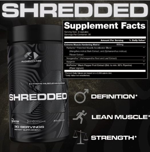 Alchemy Labs | Shredded (Muscle Hardener)