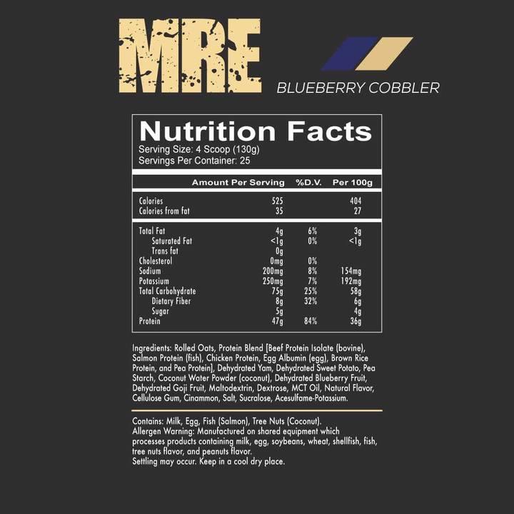 Redcon1 MRE - Meal Replacement 25Srv - NutraStop