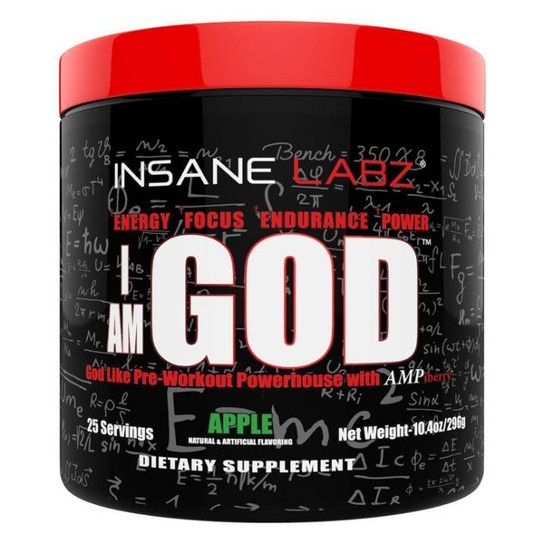 I AM GOD – APPLE – 25 Servings – Insane Labz - NutraStop