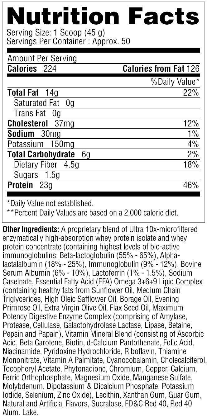 Musclean Protein - Strawberry Milkshake - 5 Lbs - Metabolic Nutrition - NutraStop
