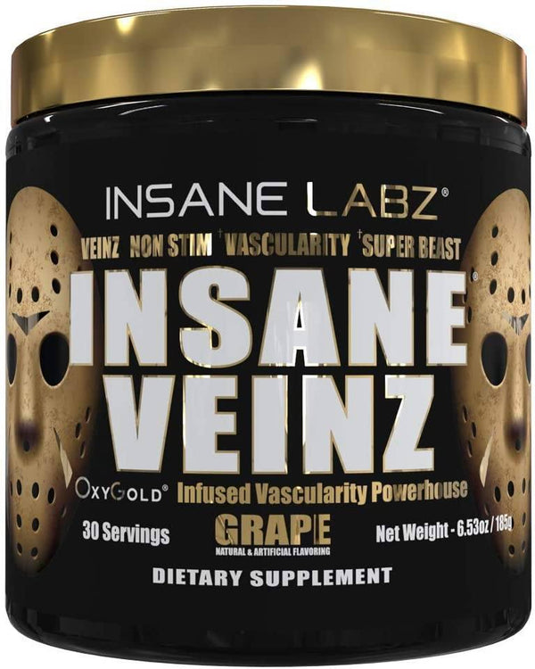 Insane Veinz Gold –  Grape – 30 Servings – Insane Labz - NutraStop
